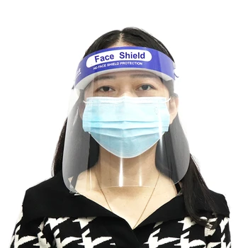 

Outdoor Transparent Protective Face Shield Mask Reusable Safety Cover Full Face Mask Dustproof Protect Face Eyes Masks Visor Hat