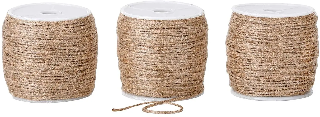 100meters 1.5mm Paper String Rope Heavy Duty Twine Rope, Thick Natural  Paper Rope for Gardening