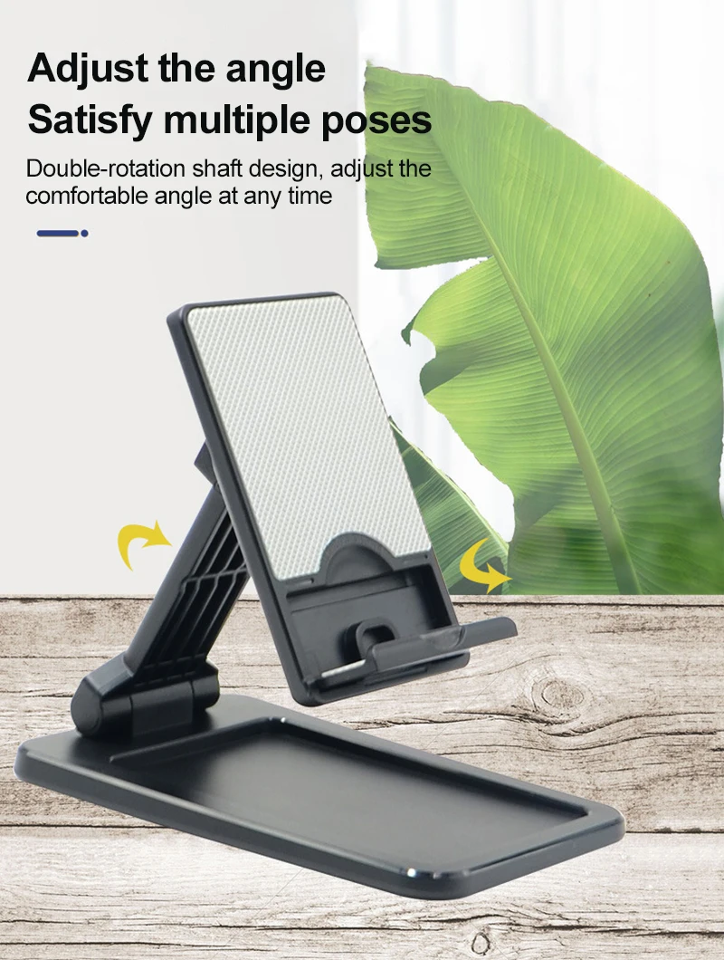 Folding Phone Holder Desk Stand Mobile Phone Holder Cellphone Stand Universal For IPhone Samsung Huawei Xiaomi Folding Phone Holder Desk Stand Mobile Phone Holder Cellphone Stand Universal For IPhone Samsung Huawei Xiaomi