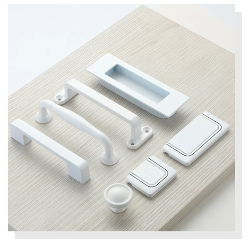 Пять стилей чисто белых ручек простые мебельные ручки дверные шкафа европейские