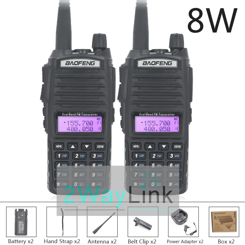 Портативная рация BaoFeng 10 км радиостанция Baofeng UV 82 8 Вт Любительская радиосвязь