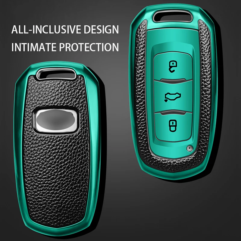 New TPU Car Smart Key Cover Case Shell Fob For Geely Atlas Boyue NL3 EX7 SUV GT GC9 Emgrand X7 Borui Auto Holder Accessories