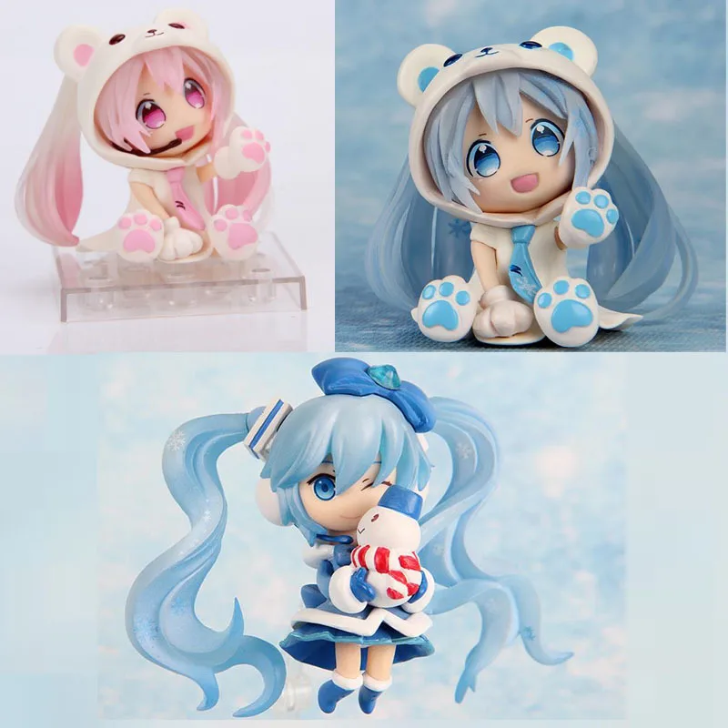 3 шт./компл. версии &quotСнеговик&quot Полярный медведь Мику для костюмированной