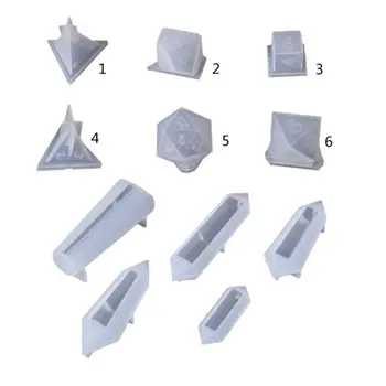 

Diy Crystal Epoxy Mold Dice Fillet Pendant Jewelry Silicone Mould Making Jewelry