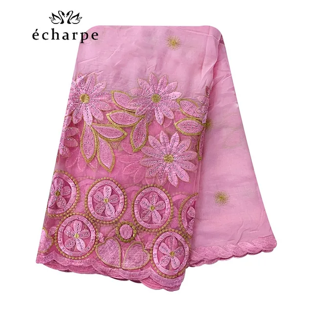 New African Women Scarfs muslim embroidery soft cotton big scarf for shawls wraps pashmina BM937 BM937-8