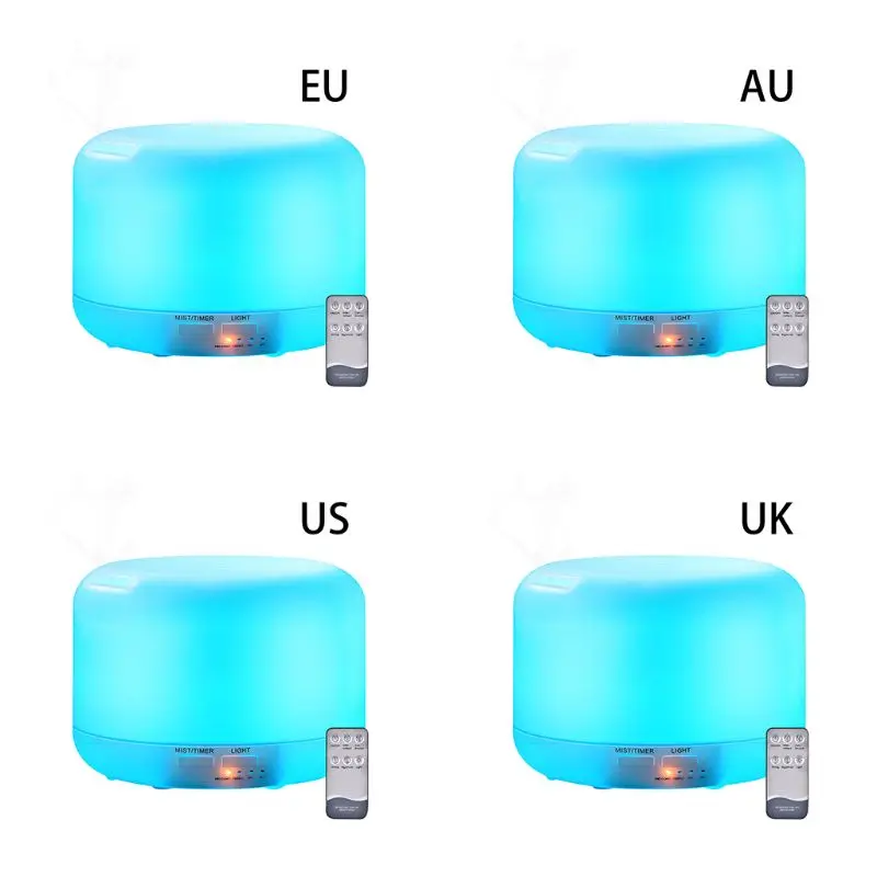 

300ml Essential Oil Diffuser Aroma Aromatherapy Remote Control Night Light Fine Fog Humidifier Household Room Decor Car Accessor