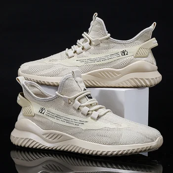 

Fashions Mens Shoes Casual Breathable High Quality Comfortable Sneaker Men Lightweight Mesh Lace Up Footwear Non Slip