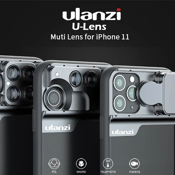 

CPL Fisheye Telephoto Lens 20X Super Macro Lens for iPhone 11/11 Pro/11 Pro Max Phone Case Apple U-lens 5 in 1 Phone Lens Kit
