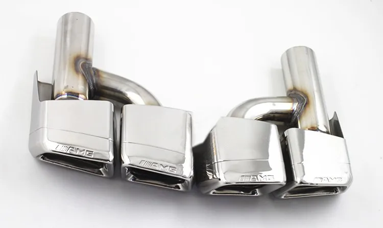 Carbon fiber AMG rear diffuser end tips back chin cover tail pipe rear bumper lip for Mercedes-Benz CLS class W218 CLS300 2012