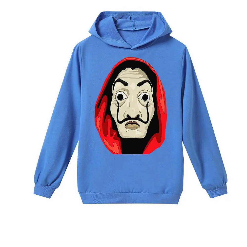 Style29 Толстовка с капюшоном для косплея с объемным рисунком из сериала La Casa De Papel Money Heist House Of paper, Повседневная Уличная одежда для мальчиков и девочек - Цвет: Style29