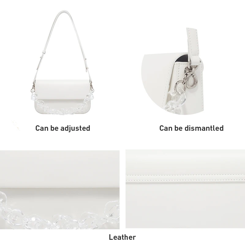 LA FESTIN bag 2021 new fashion all-match shoulder messenger bag trendy small square bag luxury deaigner underarm bags female bag 4
