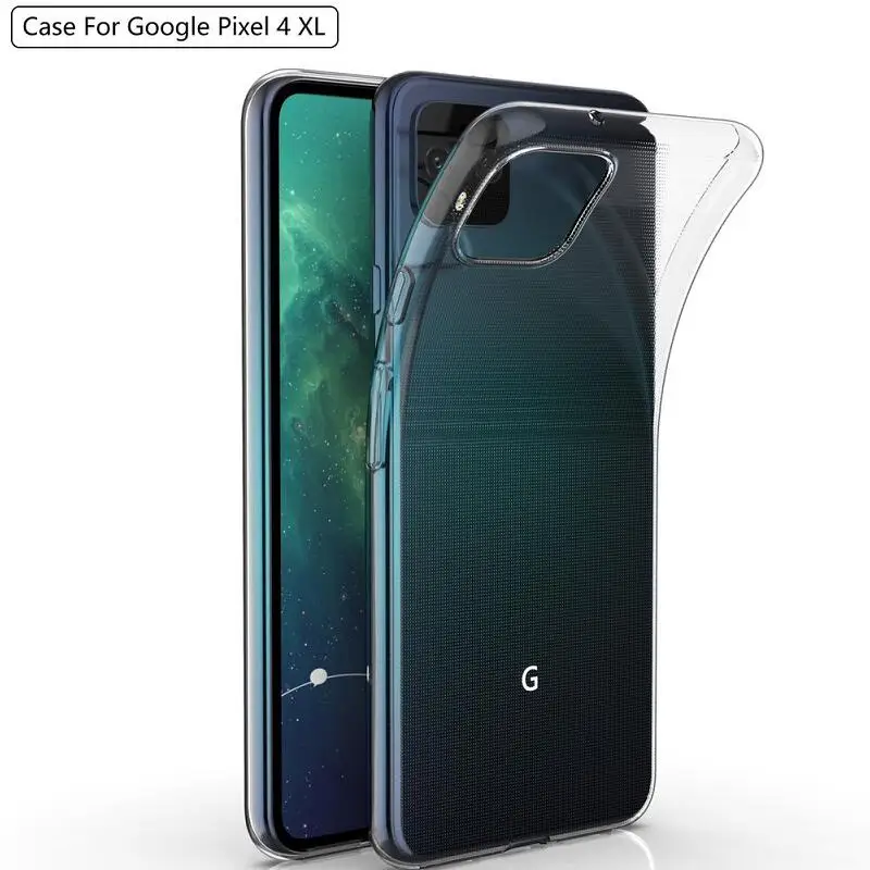 Для Google Pixel 4 XL чехол+ закаленное стекло Прозрачный Мягкий ТПУ гелевый Чехол для Moto One Macro силиконовый чехол для телефона