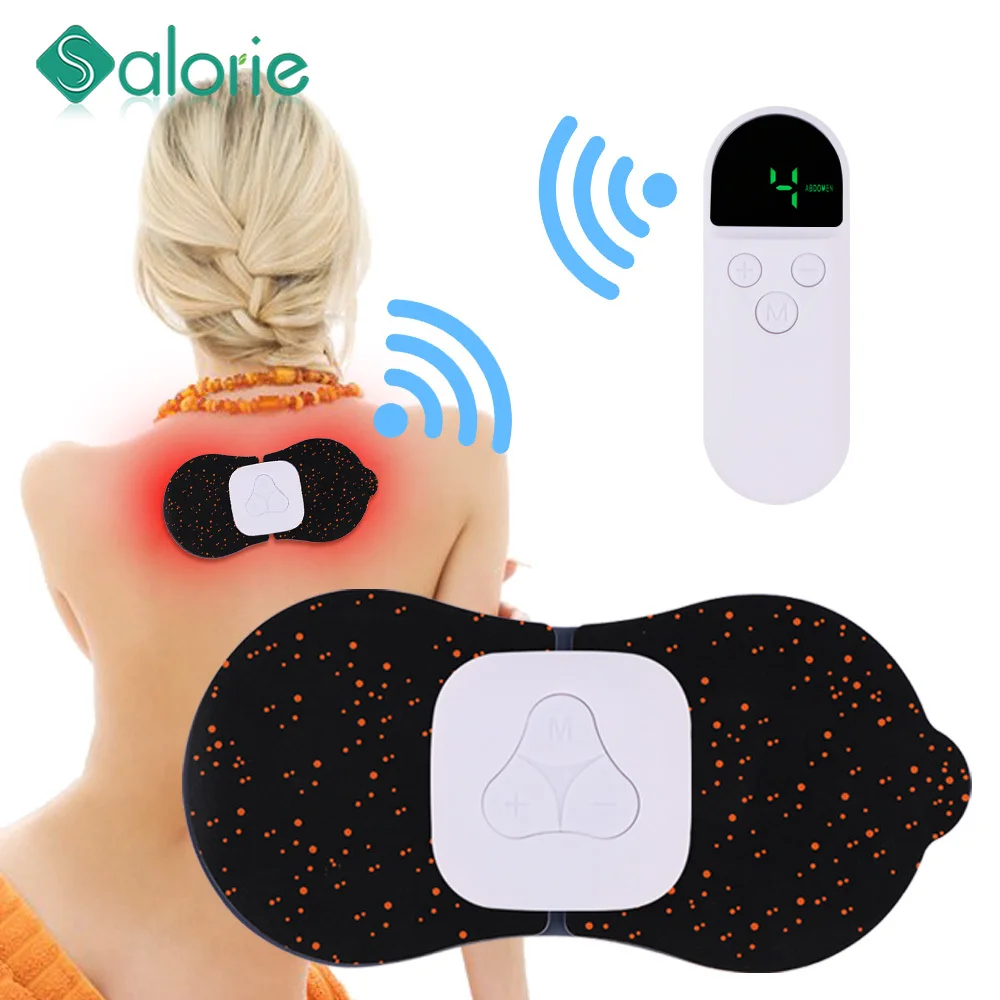 Electric wireless USB Frequency Pulse Massager Pads for Shoulder Neck back Arm Legs Massage Relaxation Stimulator Pain Relief