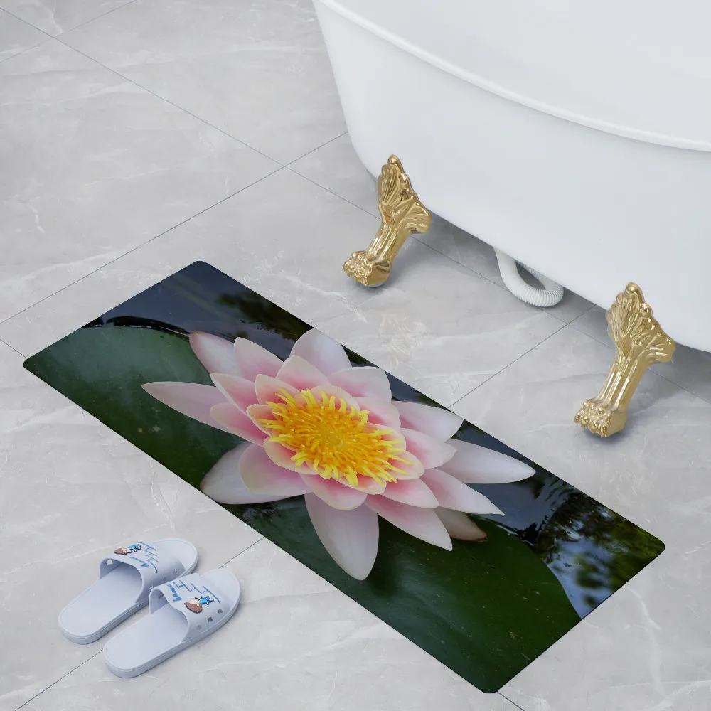 Lotus гостиная диван длинные коврики коврик у входной двери ПВХ ванная комната коврики Открытый Коридор Спальня Коврик кухонный ковер
