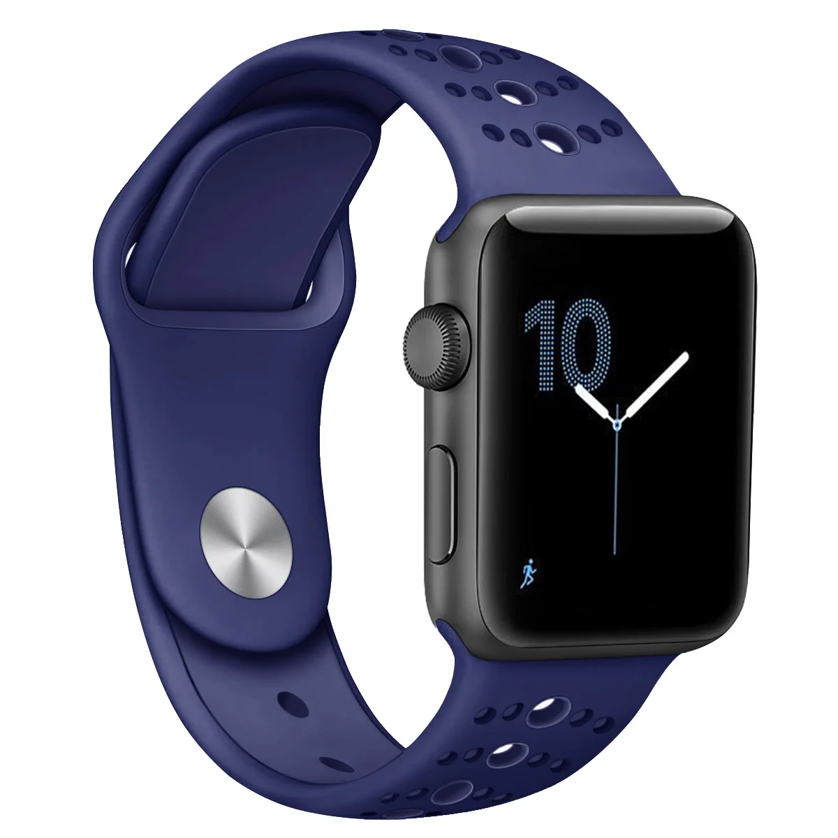 Стильный ремешок для Apple Watch 38 мм 42 мм iWatch 4 ремешок 44 мм 40 мм спортивный силиконовый браслет correa iwatch 5 4 3 2 аксессуары
