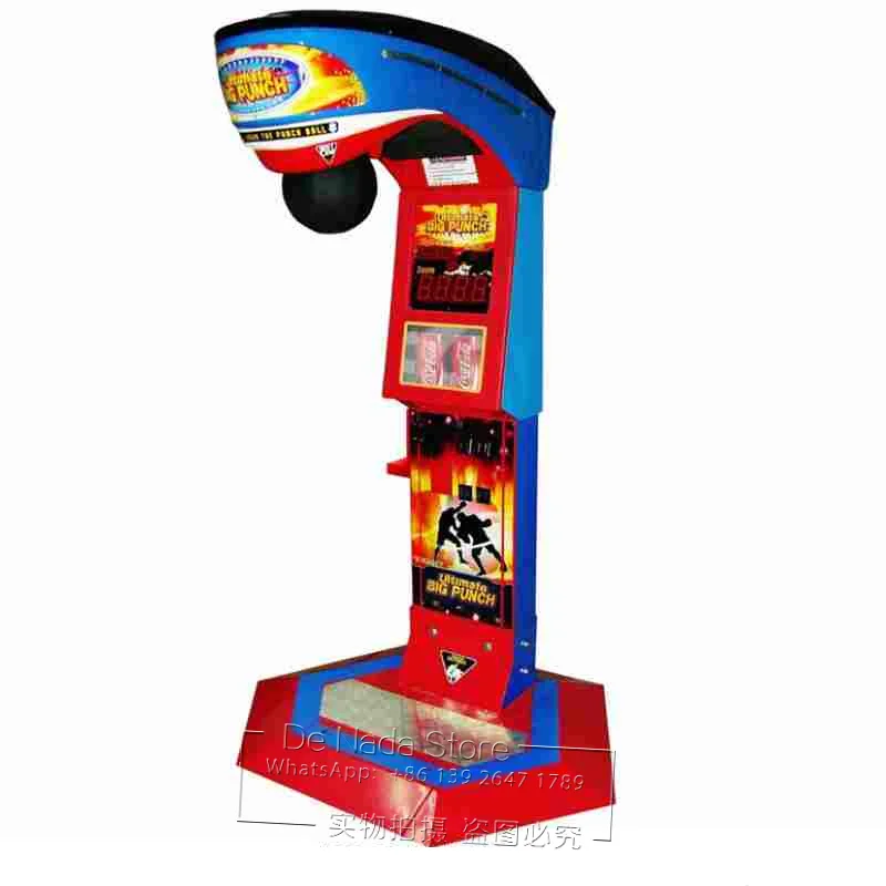 

Amusement Game Center Lottery Tickets Redemption Games Token Coin Operated Arcade Machine Ultimate Big Punch Boxing Game Machine