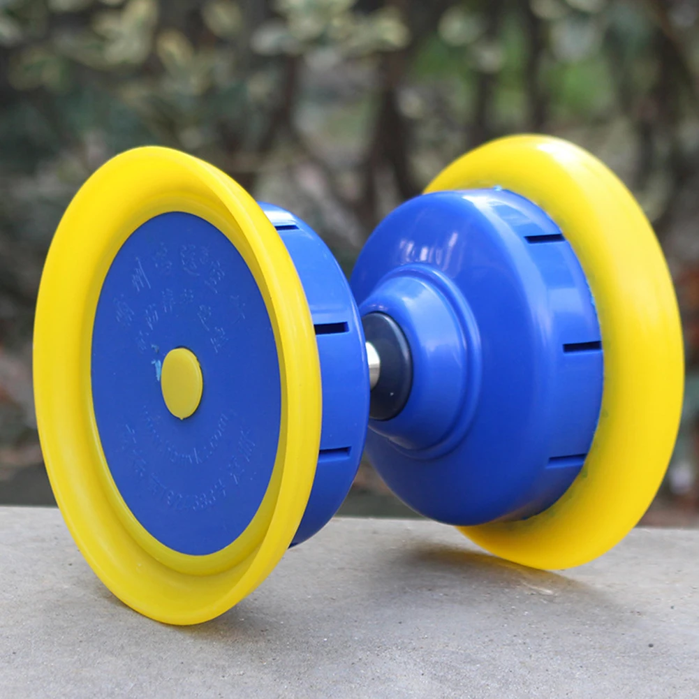 Детская Подарочная игрушка Diabolo струна тяга мастера звук Начинающий двойной головкой вращающийся громкий U форма быстро с сумкой прочный центральный вал
