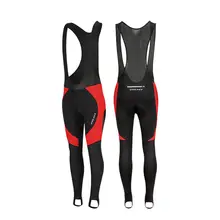 Велосипедные брюки дышащий материал, впитывающий влагу Брюки Зимняя теплая одежда для велоспорта с задним светоотражающим карманом на молнии