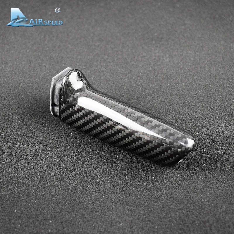 Comprar De fibra de carbono Universal coche freno de mano puños cubierta Interior para BMW 1, 2, 3, 4 Series E46 E90 E92 E60 E39 F30 F34 F10 F20 Accesorios