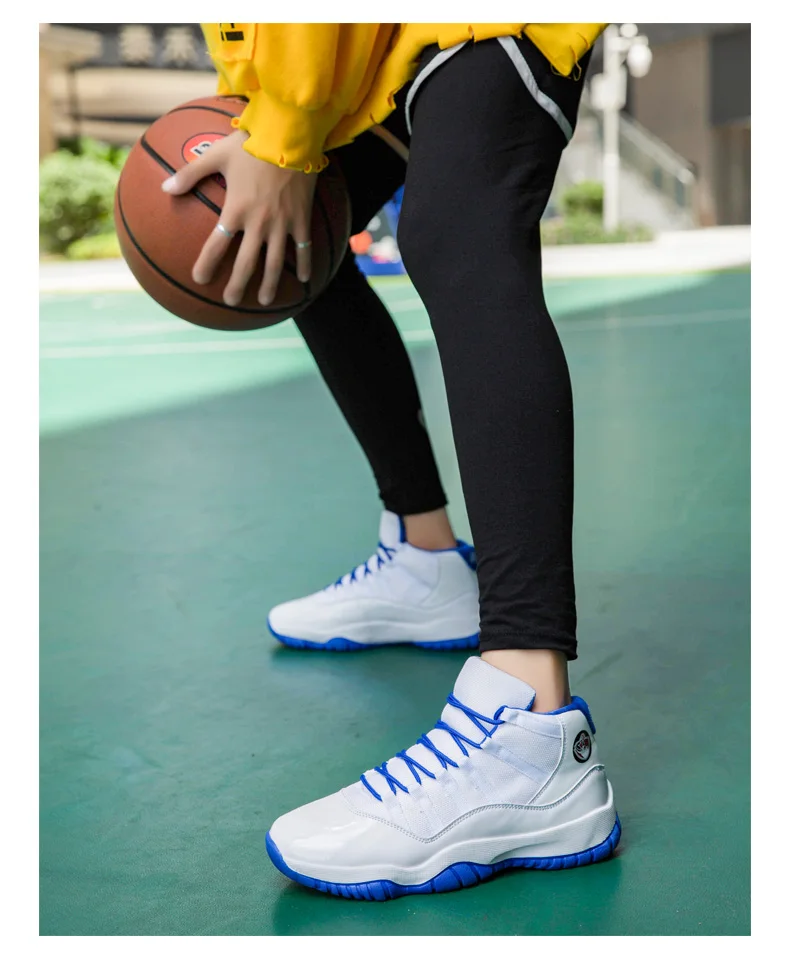 Новинка, мужские баскетбольные кроссовки с высоким берцем, амортизирующие кроссовки для баскетбола, обувь для профессиональных видов спорта, обувь унисекс для занятий спортом на открытом воздухе, тренировочная обувь