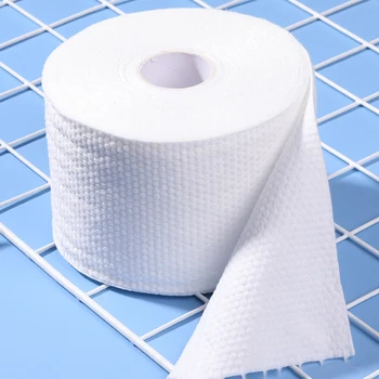 

Disposable Face Towel Cotton Fabric Facial Tissue One-Time Makeup Wipes Pads Cleansing Roll Paper Tissue