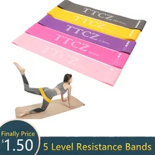 

Training Fitness Gum Exercise Gym Strength Resistance Bands Expander Pilates Rubber Fitness Mini Band Crossfit Workout Equipment