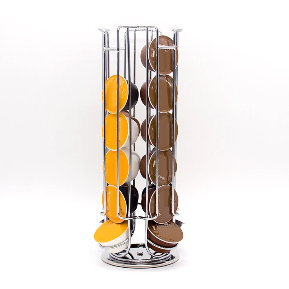 Горячая Распродажа новый держатель для кофейных капсул Nespresso 24 нержавеющая сталь