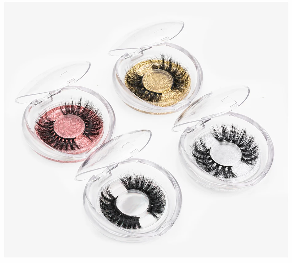 3D Mink Eyelashes Fluffy Natural False Eyelashes Without Damage Handmade False Eyelashes Reusable Eye Extension Makeup Tools