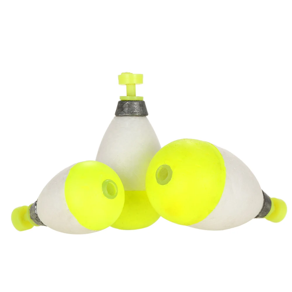 3PCS Foam Fishing Drift Floats Assorted Sizes Fishing Buoy Fishing Fishing Tackle - Цвет: Цвет: желтый
