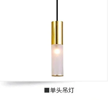 1 head pendant Скандинавские современные золотые подвесные светильники Светодиодный креативный Роскошный металлический подвесной светильник для ресторана гостиной спальни отеля декоративное освещение - Цвет корпуса: 1 head pendant