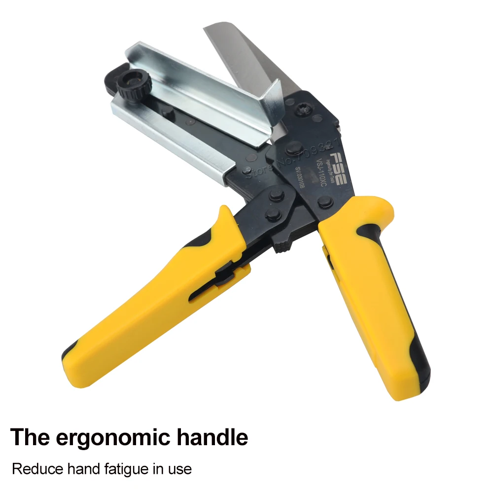 PVC Plastic Cable Trunking Cutter Adjustable Professional Snap Shear 45°-90° Cutting Pliers Electrican Hand Tool VSJ-110XC 5