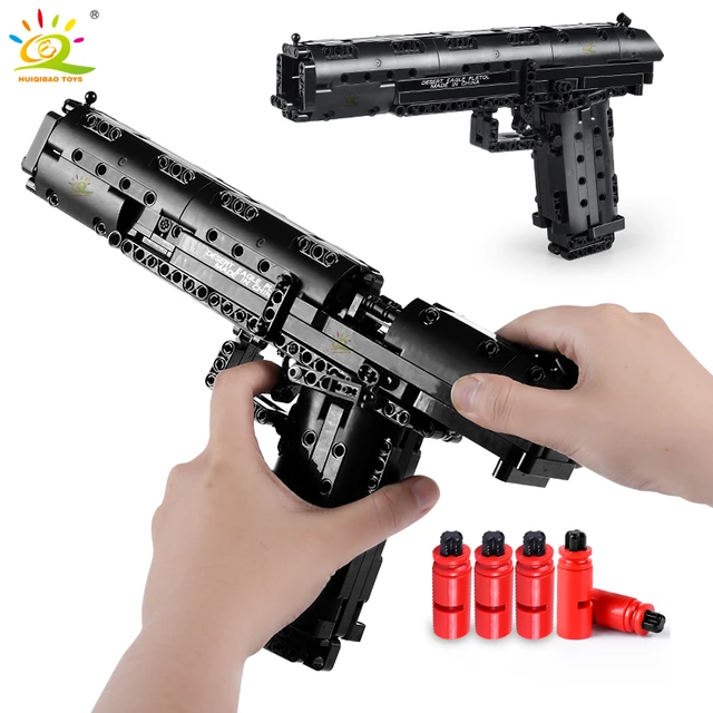 461pcs 2.0 Desert Eagle MOC Building Blocks Continuous Launchable Gun Set  Military CSGO Series Toys for Children Boys Gift - AliExpress