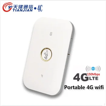 TIANJIE 150M Unlock/Pocket/Wireless/Portable CAT4 Router Modem 3G/4G Wifi Mobile Hotspot LTE FDD Network MIFI with SIM Card Slot 1