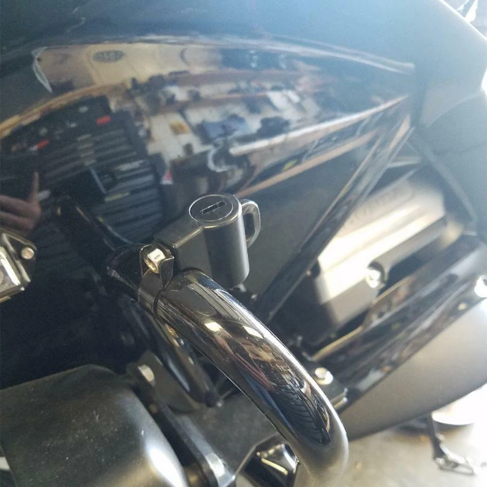 Аксессуары Quick Release Anti Theft шлем безопасности для мотоцикла замок для 22 мм трубки безопасности прочная подвесная защита с 2 ключами