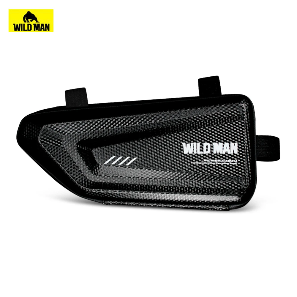 WILD MAN E4 1.5L велосипедная Передняя труба сумка водостойкий материал гладкая молния Полезная велосипедная сумка жесткая оболочка велосипедная Передняя сумка