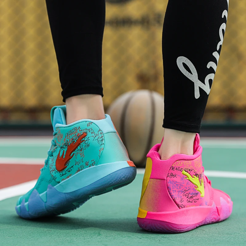 Уличная Мужская баскетбольная обувь; zapatillas hombre Deportiva; высокие дышащие ботильоны; кроссовки для тренировок; спортивная обувь