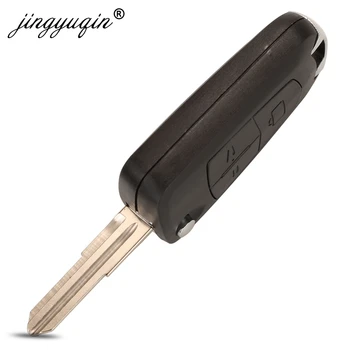 Keyforkess 10 pezzi 3 pulsanti telecomando modificato Flip Car Key Shell per Opel VAUXHALL Vectra Astra Zafira HU100/HU43/Hu46/YM28 Fob Case - Jingyuqin 10 pezzi 3 pulsanti telecomando modificato Flip Car Key Shell per Opel VAUXHALL Vectra