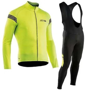 

NW 2020 Long Sleeve Cycling jersey Set Mountain Bicycle Cycling Clothing Mountain Cycling Suits Maillot Ropa Ciclismo Hombre C25