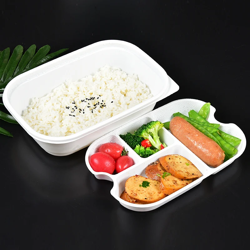 Одноразовый пластиковый Ланч-бокс Bento