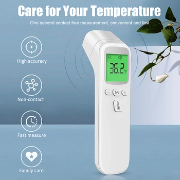 

digital infrared forehead body thermometer gun non non-contact ir infrared forehead thermometer gun