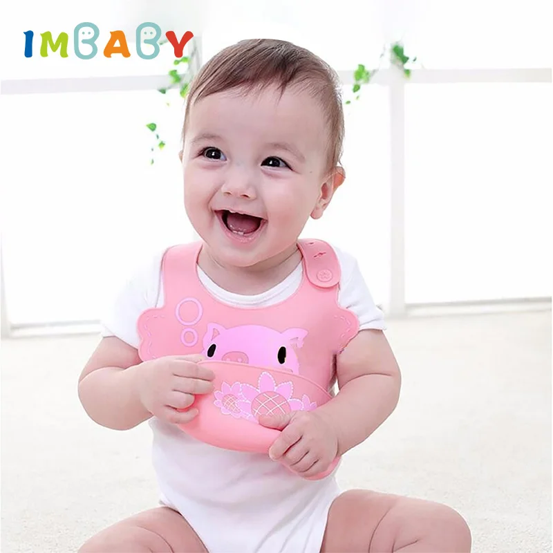 IMBABY детские нагрудники Одежда для младенцев Слюнявчики капель регулируемые
