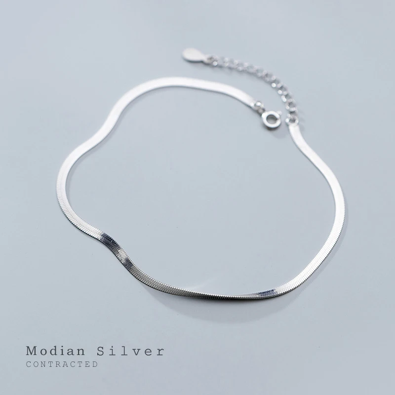 Modian Классический 925 стерлингового серебра браслеты с подвесками Braceket или по