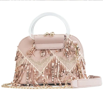 

JULIE Fashion fringed Women's bag luxury Female handbag designer wallet diagonal cross bag pu leather ladies casual shoulder Bag