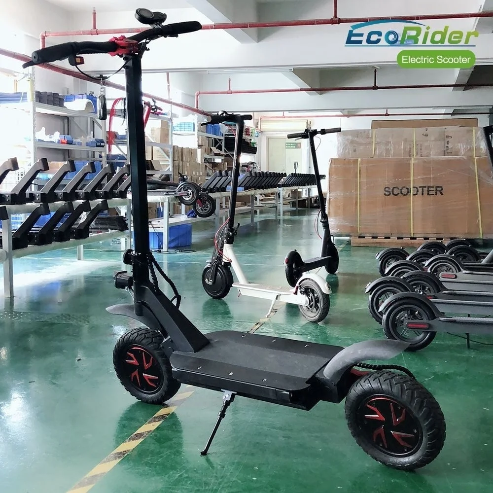 Best E4-9 Ecorider 10inch Fat Wheel 60v Electric Scooter 3600w E4-9 With Dual Motor Swing Scooter patin electrico adulto 5