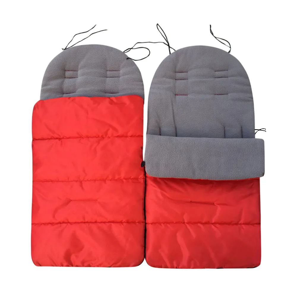 Red SAGACE Baby Care Зимний толстый теплый для детской коляски спальный мешок для новорожденных Чехол для коляски детская коляска детский спальный мешок - Цвет: Red