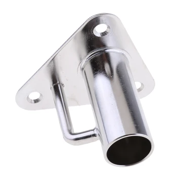 

Brand New Polished Flag&Railing Socket Pipe Bracket Base for Fishing Boat Boat Hardware