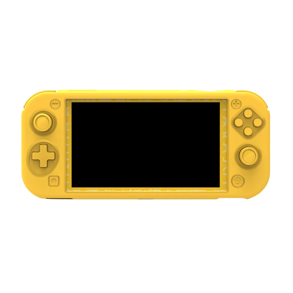 Portable Case For Nintend switch Console Soft Silicone Case for Nitendo Switch Lite Protective Cover Skin - Цвет: YE