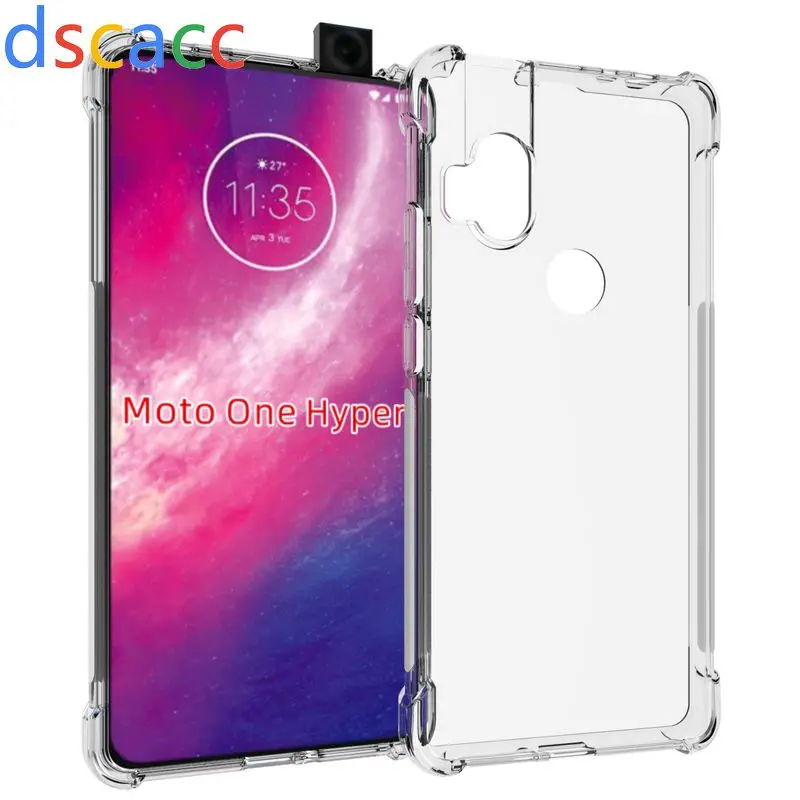 DSCACC воздушная подушка шок ТПУ Кнопка крышка чехол для Motorola One Hyper G8 Plus Moto Macro E6 Play 100