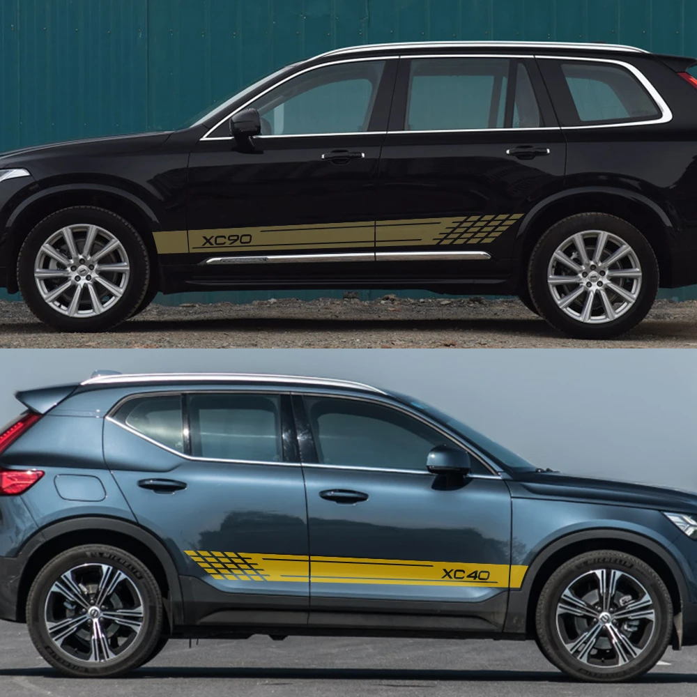 Volvo XC60 R Design side Stripes aufkleber