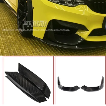 

2PCS Carbon Fiber Front Bumper Lip Splitters Flap Cupwings for BMW 3Series F80 M3 4Series F82 F83 M4 2012 - 2018
